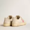 Zapatillas V-Star para hombre en lona gris claro con estrella de cuero rojo