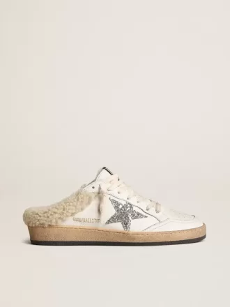 Zapatos Ball Star Sabots con estrella brillante y forro de piel de oveja Zapatos Ball Star Sabots con estrella brillante y forro de piel de oveja