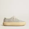Zapatos Space-Star para mujer en ante gris hielo con forro de borreguillo